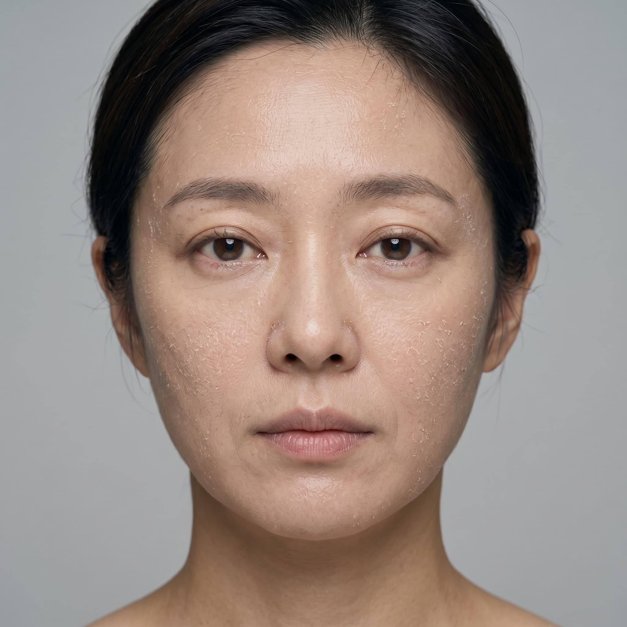 干燥粗糙的皮肤