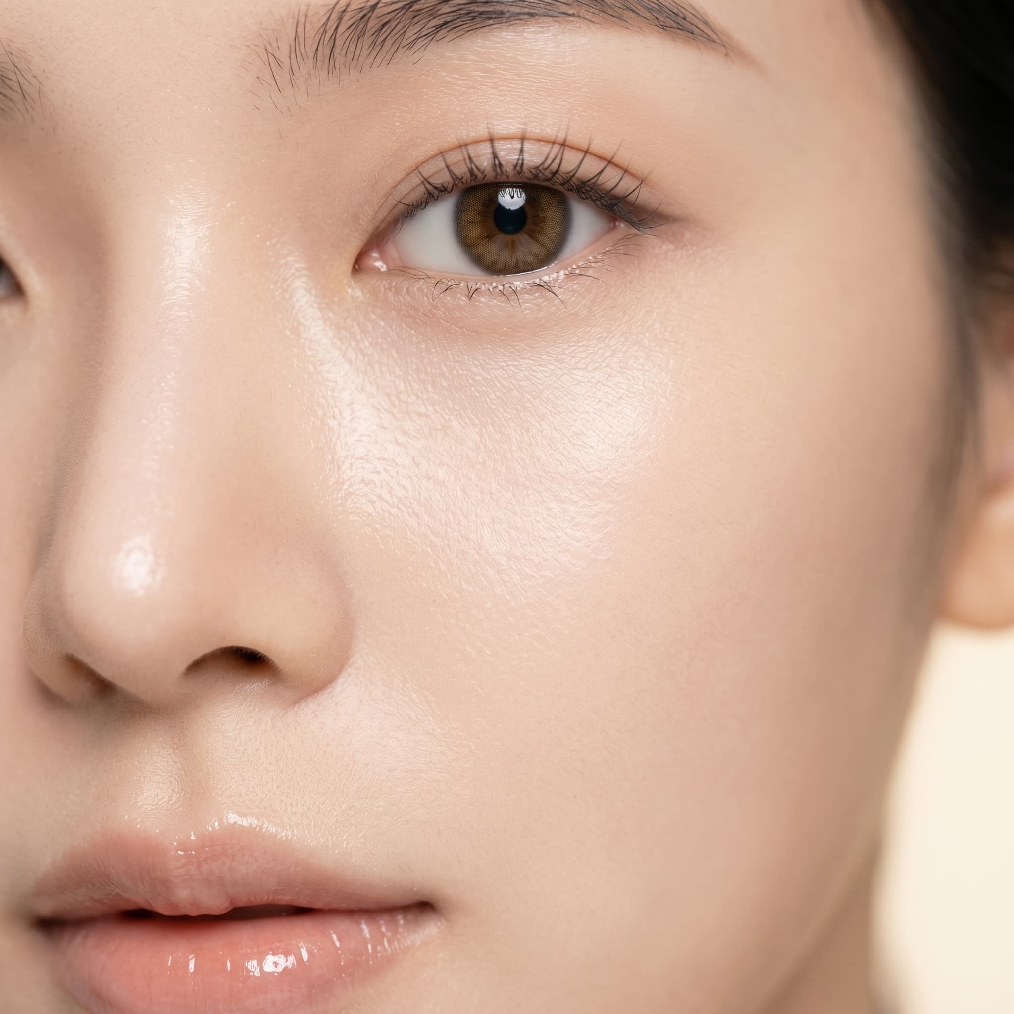 Smoothed under-eyes